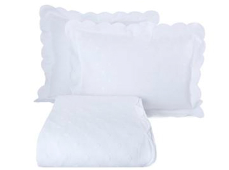Colcha Luna Blanco cuna 110x130